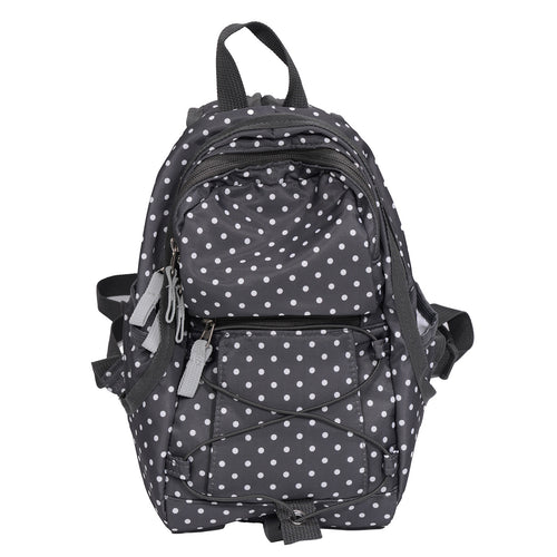 Compact Multi-Purpose Polka Dot Backpack Bowlift