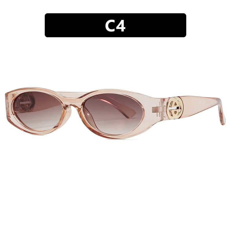 Women's fashionable cat-eye sunglasses with protective UV filter and luxurious accents Bowlift