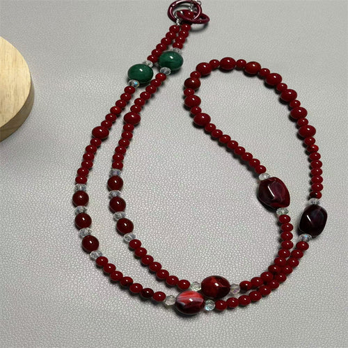 Multi-Strand Beaded Necklace Bowlift