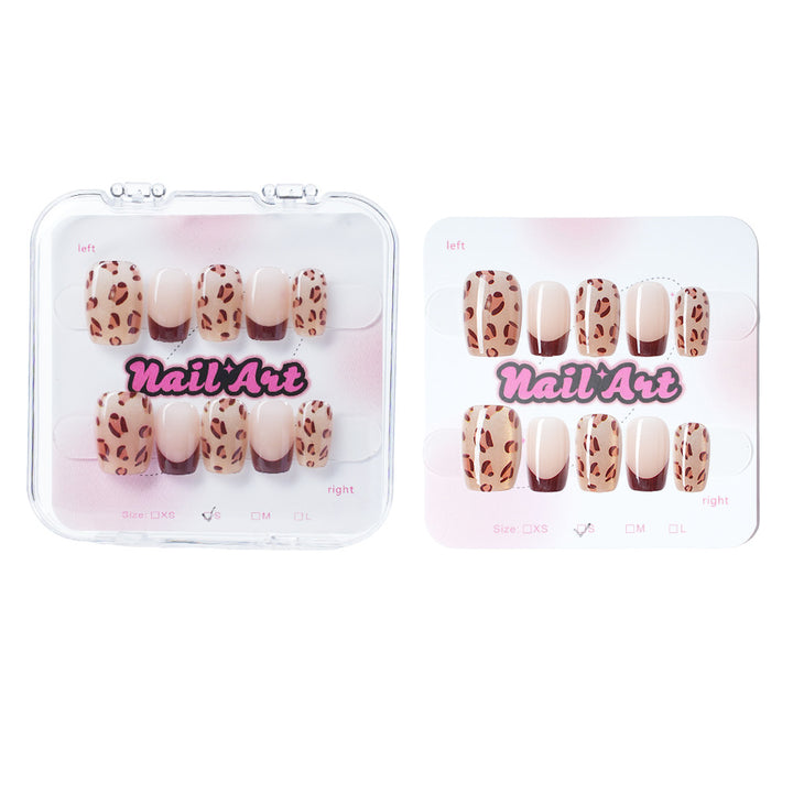 Trendy Animal Print Press-On Nail Set Bowlift