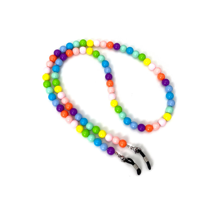 Colorful Beaded Eyewear Retention Chain Bowlift