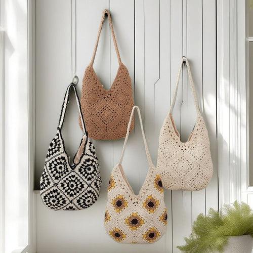 Crocheted Shoulder Bag Bowlift