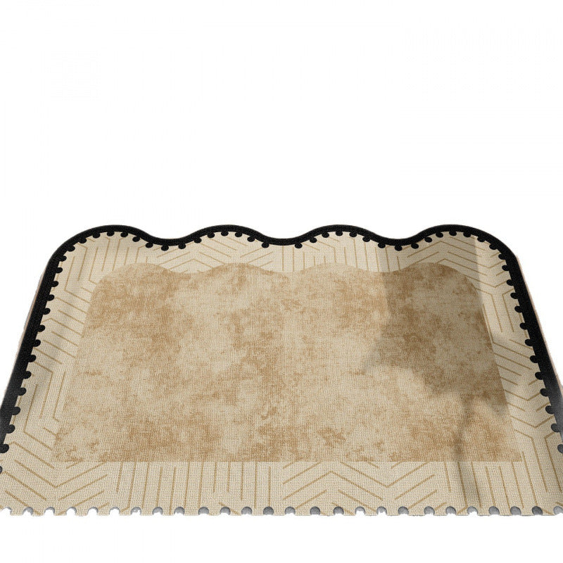 Decorative Dog-Themed Area Rug Bowlift