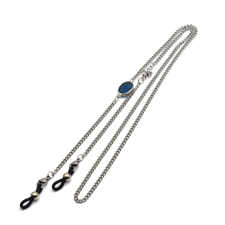 Elegant Gemstone Eyewear Chain Bowlift
