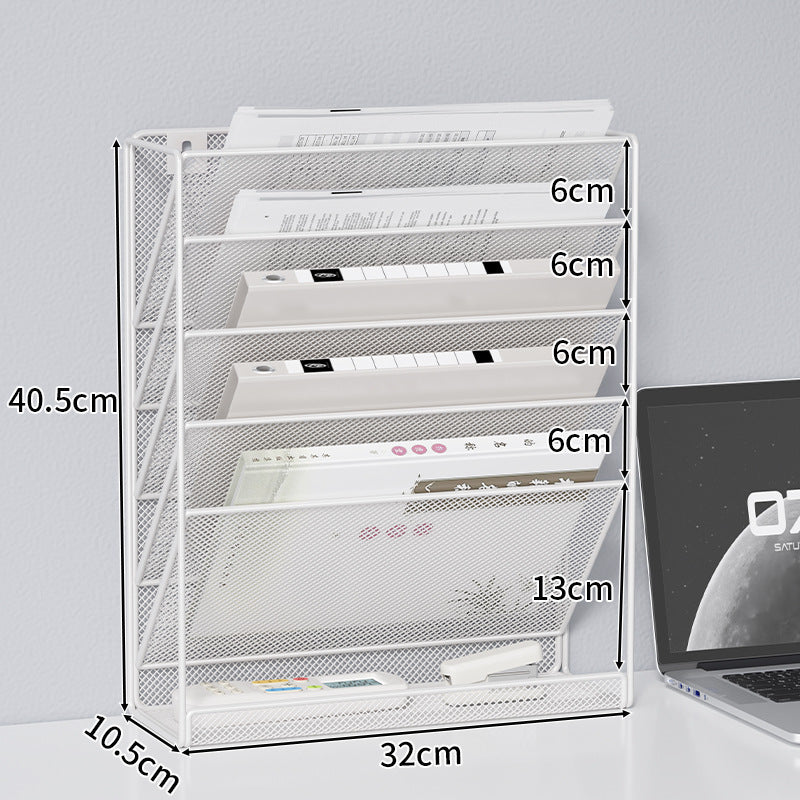 Mesh Document Organizer Rack Bowlift