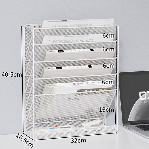 Mesh Document Organizer Rack Bowlift
