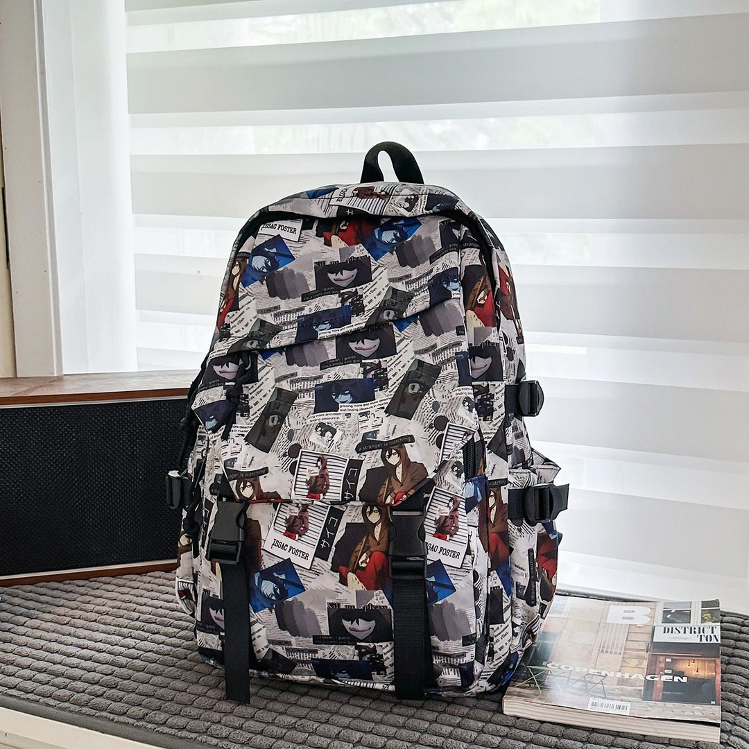 Creative Pattern Backpack Bowlift