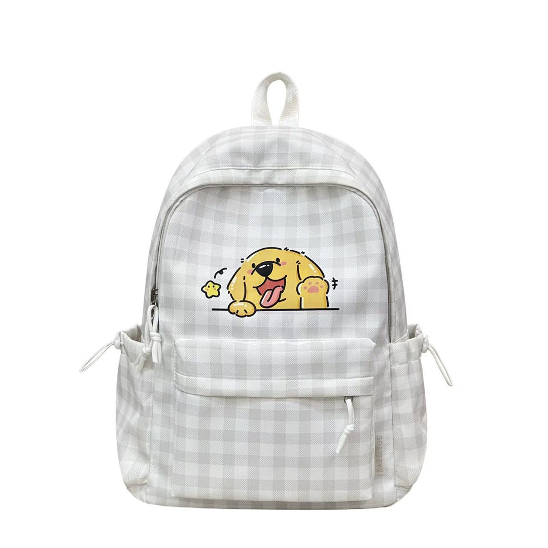 Backpack with Cute Dog Design and Clever Compartment Layout Bowlift