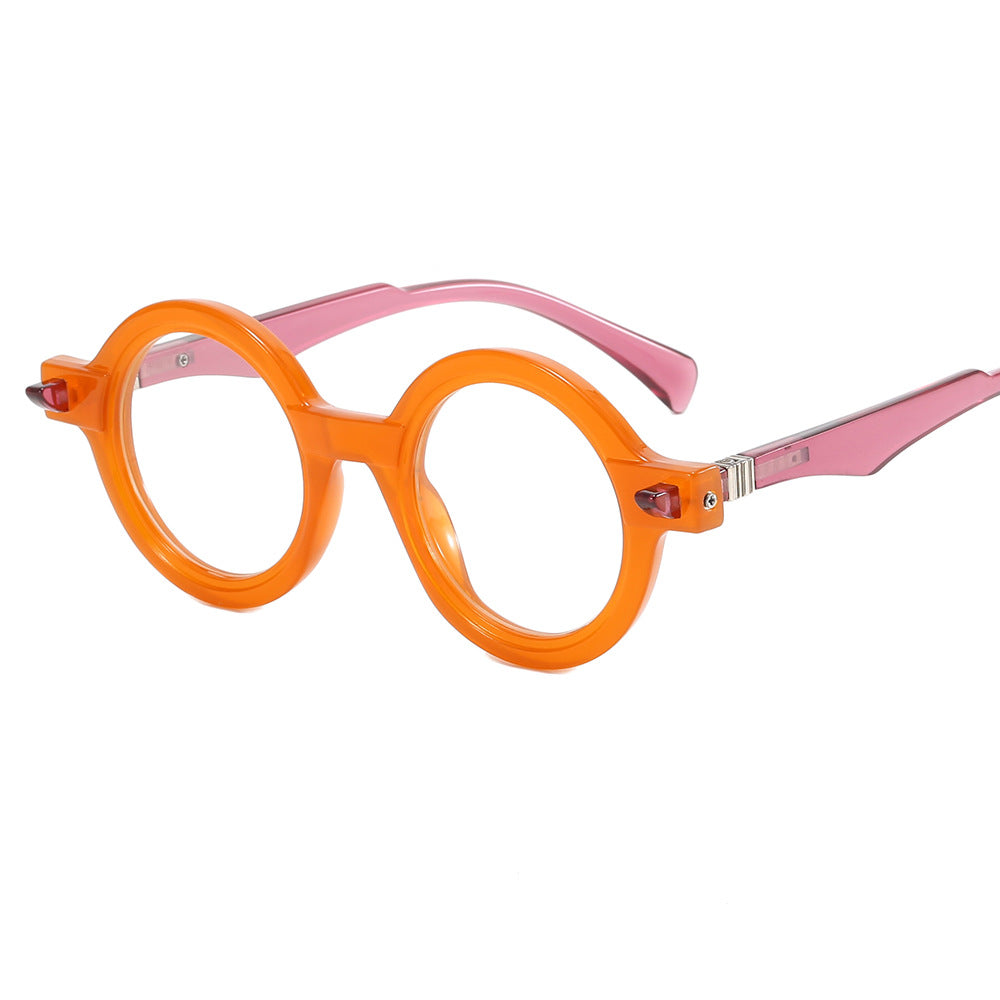 Women's fashionable round glasses with luxurious design Bowlift