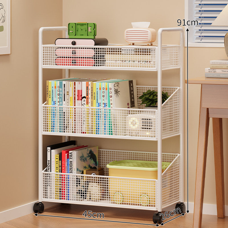 Mesh Multi-Shelf Storage Rack Bowlift