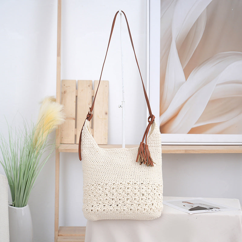 Handmade Crochet Shoulder Bag Bowlift