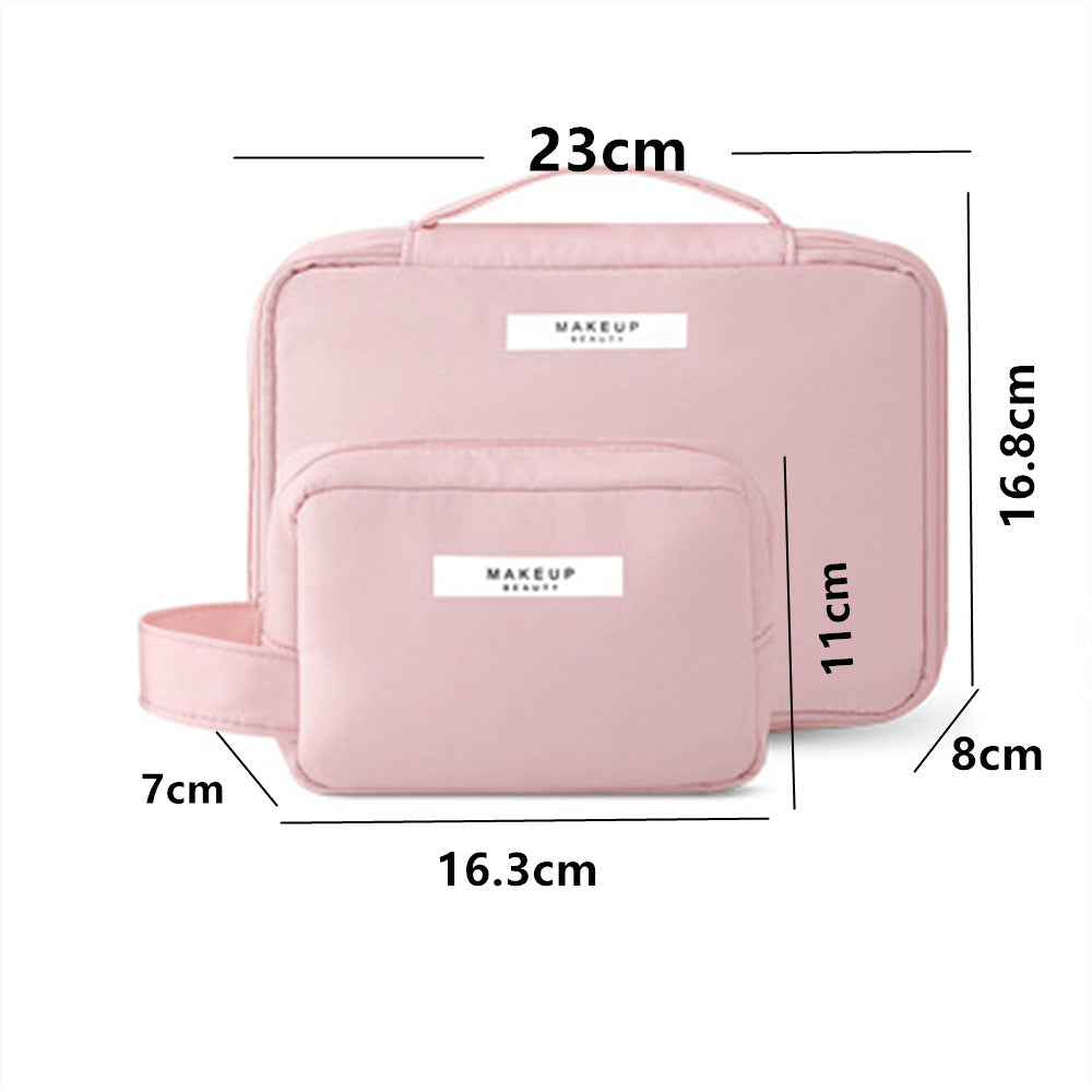 Dual Compartment Travel Makeup Organizer Bowlift