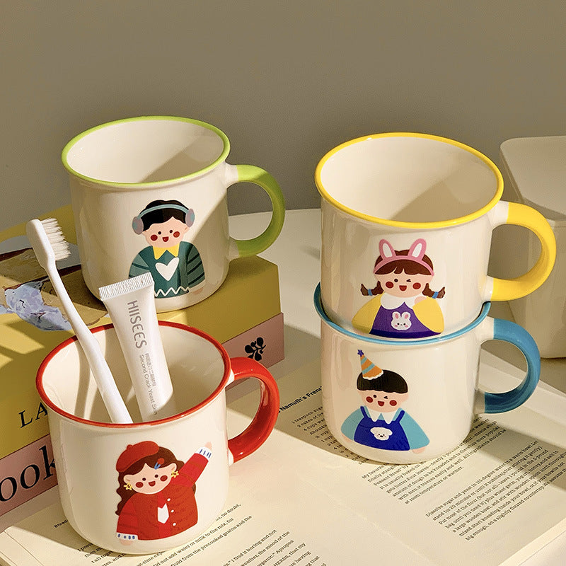Ceramic mug with cute children's design Bowlift