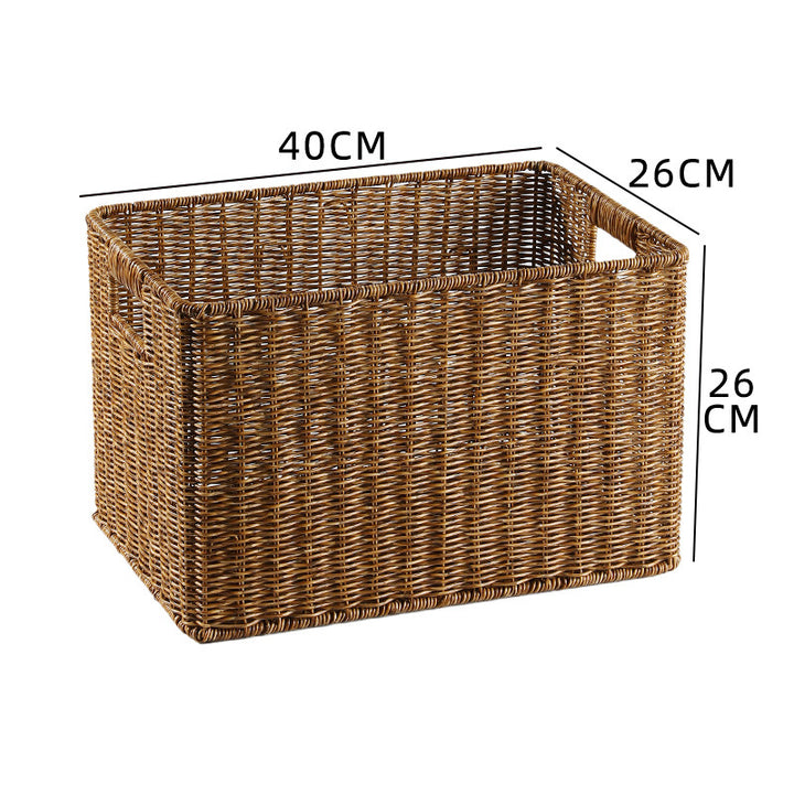 Rectangular Woven Storage Bin Bowlift