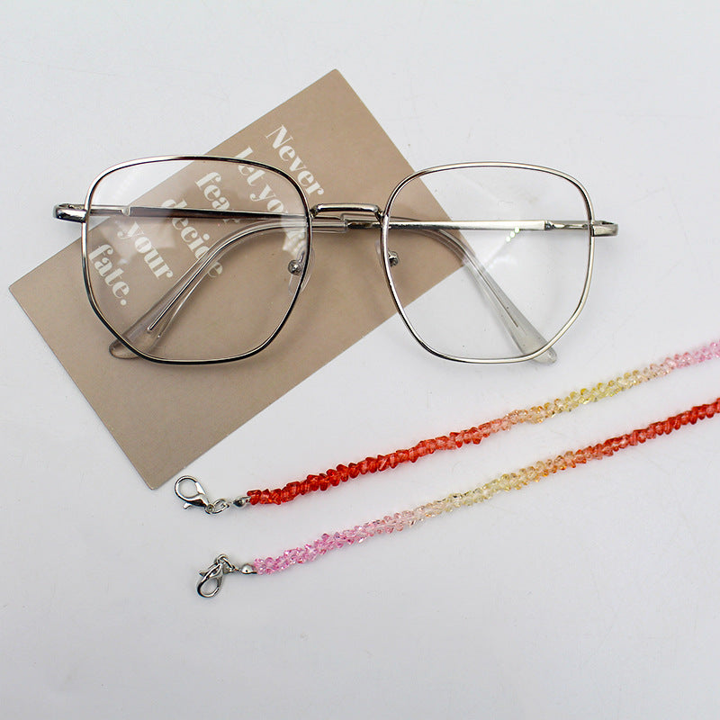 Elegant Crystal Beaded Eyewear Chain Bowlift