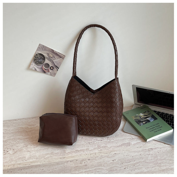 WoWoven Leather Hobo Bag Bowlift