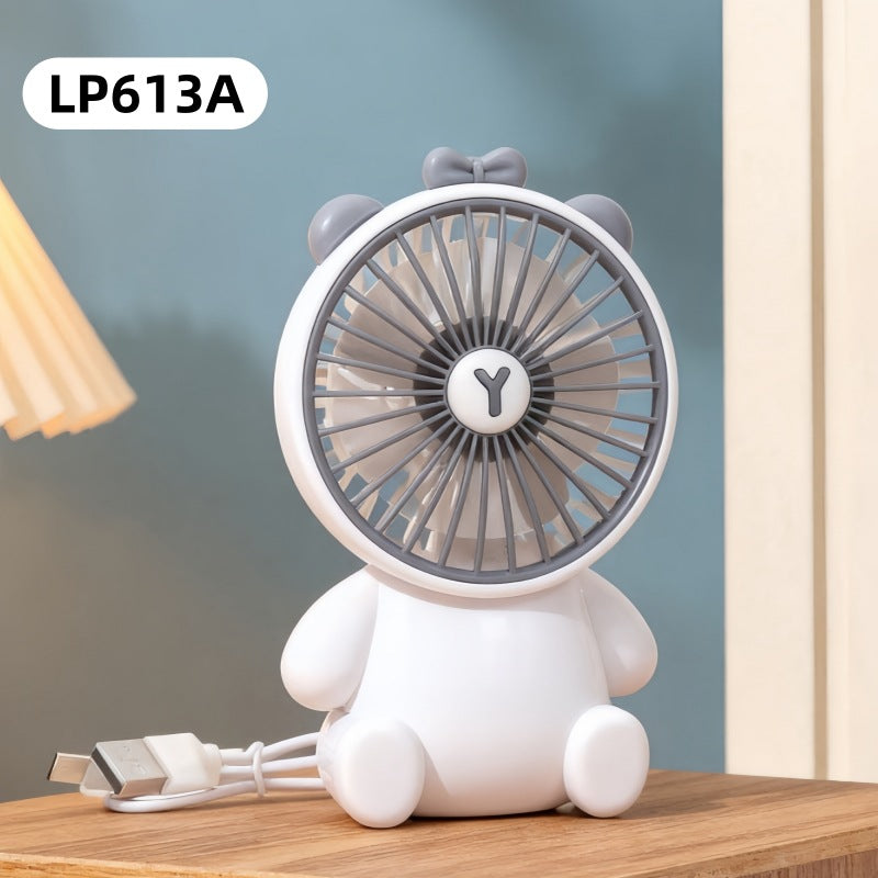 Women Portable Table Fan with Animal Design Bowlift