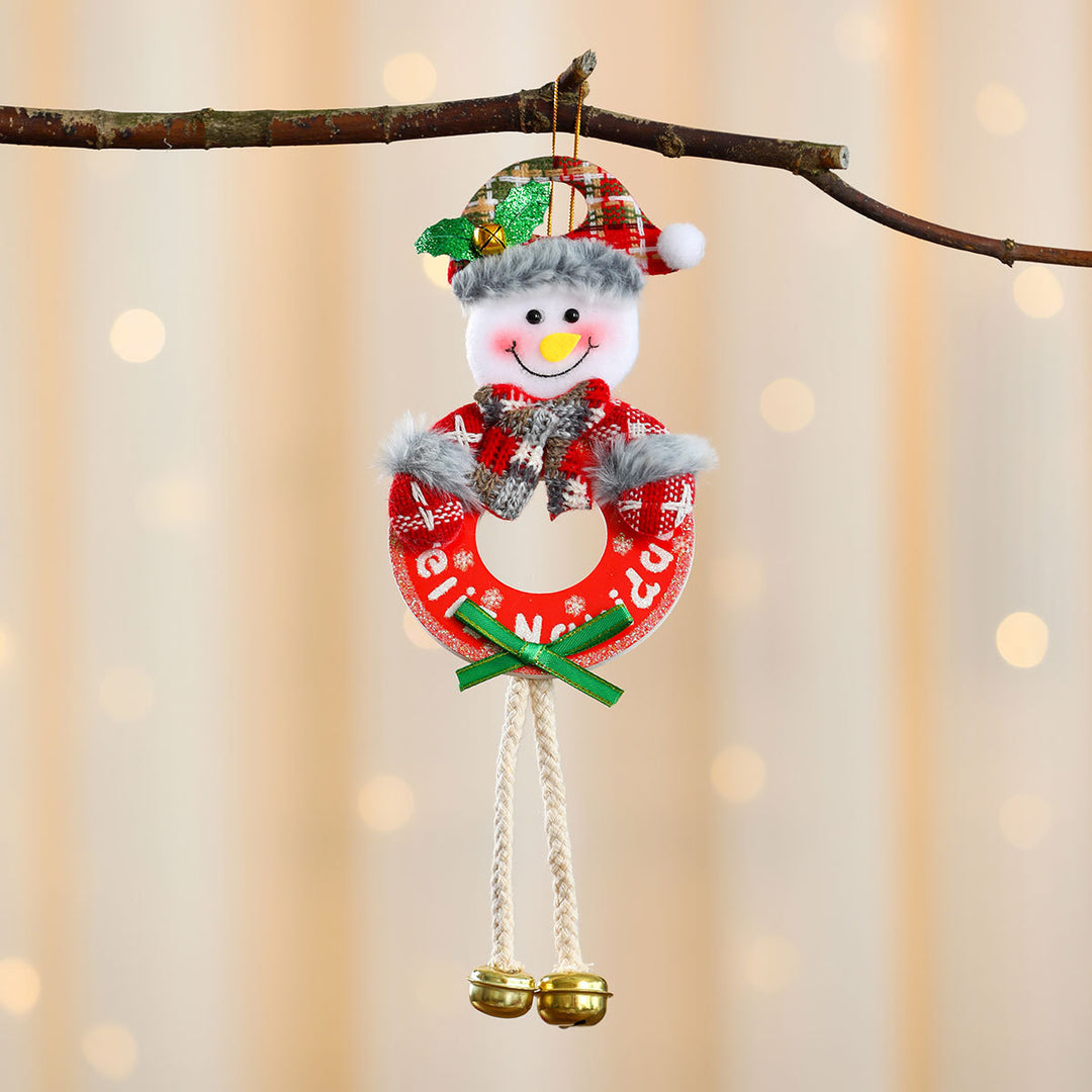 Decorative Santa Wreath Ornament Bowlift