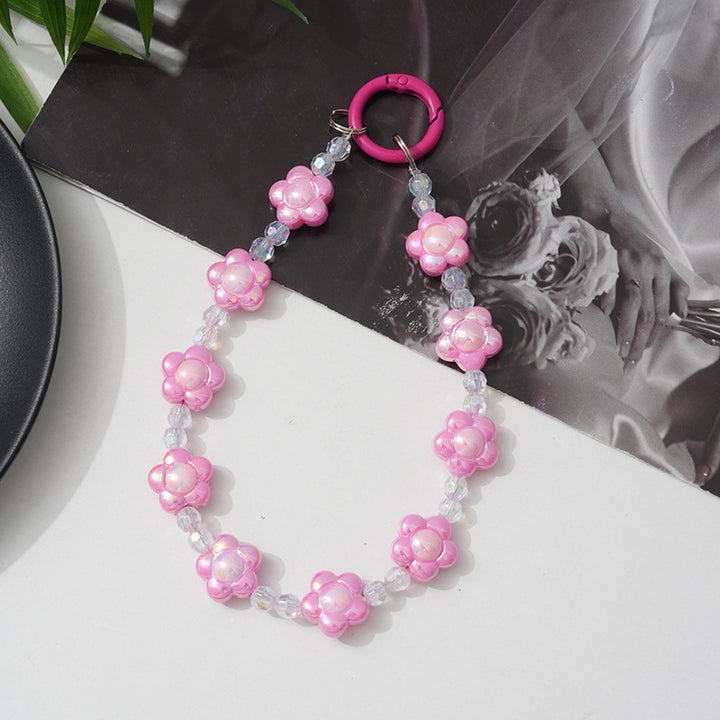 Floral Beaded Phone Chain Bowlift