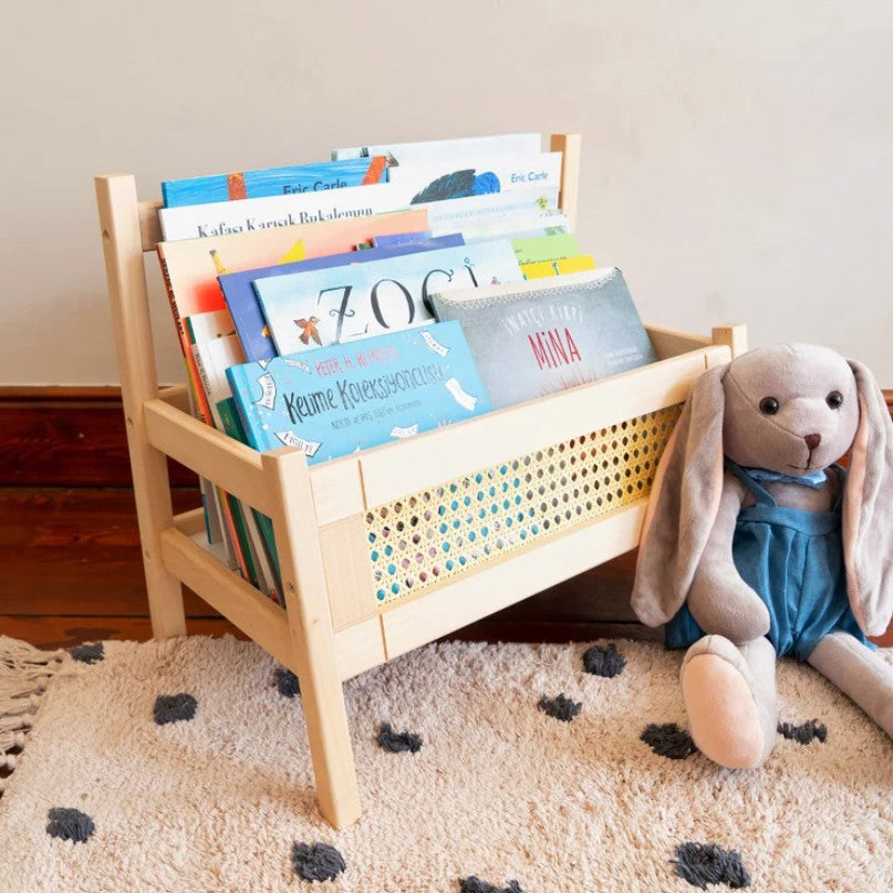 Handcrafted Natural Wood Storage Box Bowlift