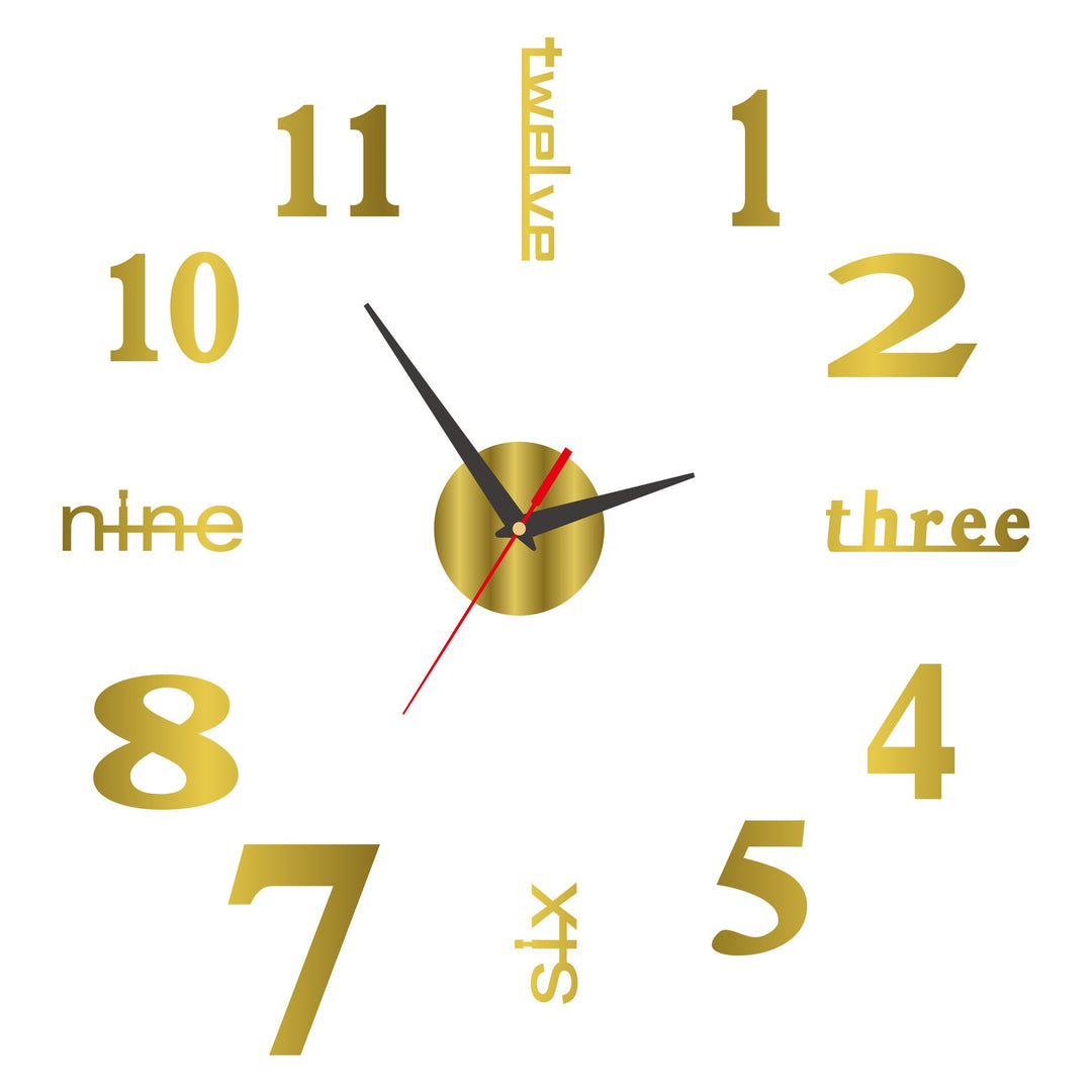 Luminous Frameless 3D Wall Clock Bowlift