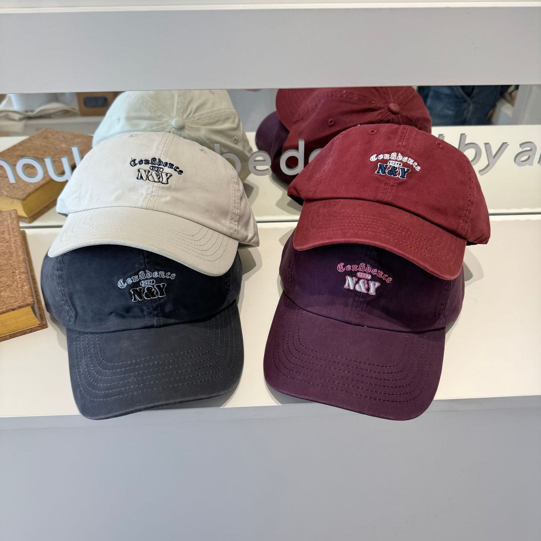 Women's Embroidered Cotton Baseball Cap Bowlift
