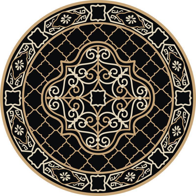 Intricate Mandala Design Area Mat Bowlift