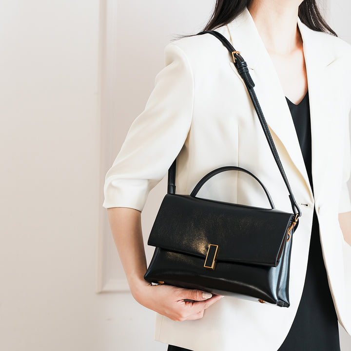 Elegant Structured Handbag Bowlift 1785771151