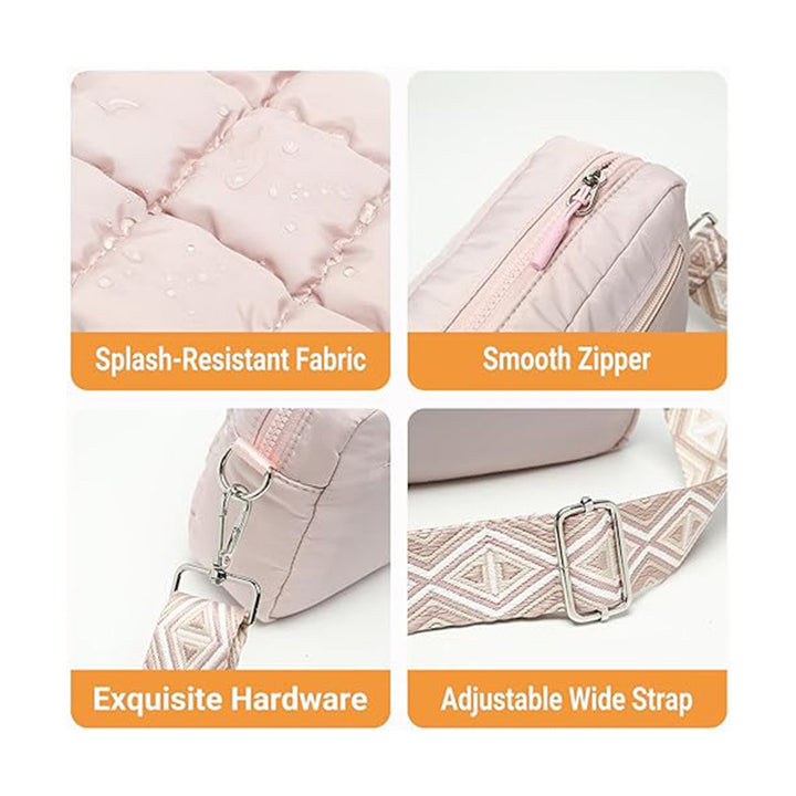 Fashionable and Versatile Shoulder Bag with Padded Design Bowlift