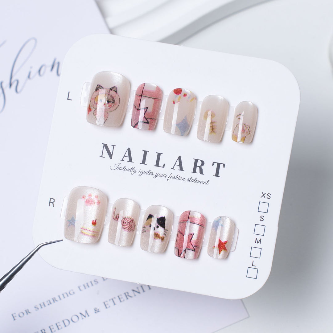 Press-On Leopard Print Nail Tips