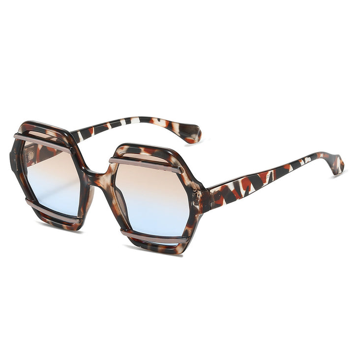 Oversized Geometric Sunglasses Bowlift