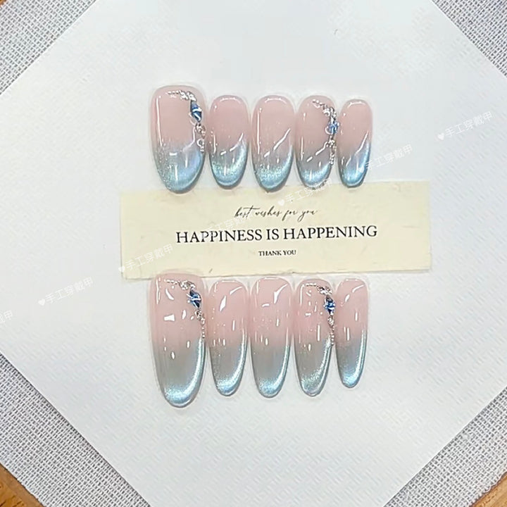 Ombre Stiletto Press-On Nail Set Bowlift