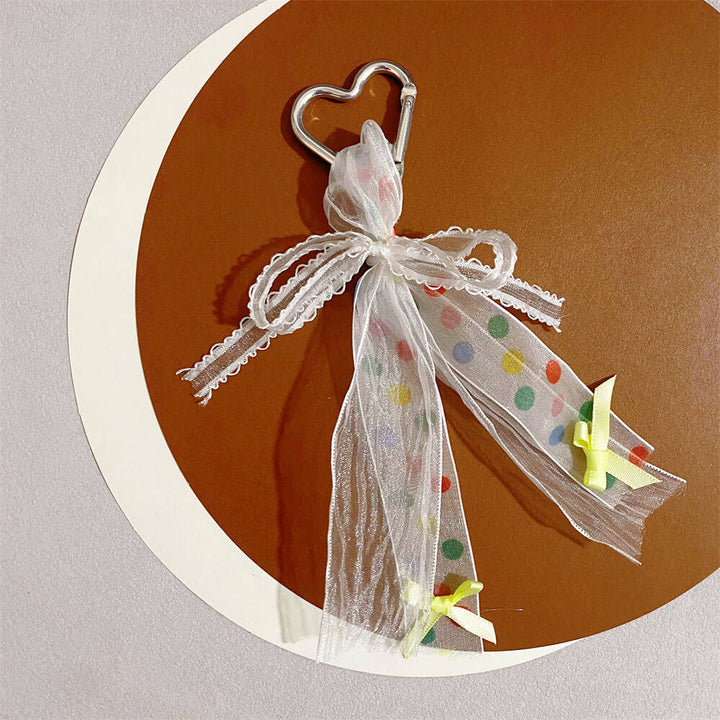 Decorative Heart-Shaped Keychain Bowlift