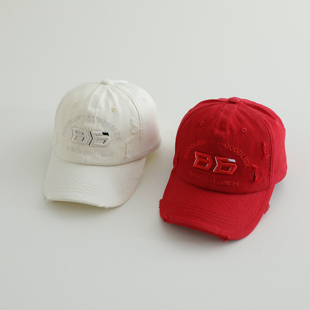 Unisex Distressed Graphic Baseball Cap Bowlift