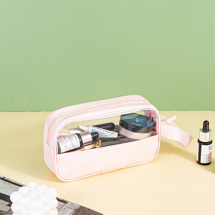 Cosmetic bag with transparent compartments Bowlift