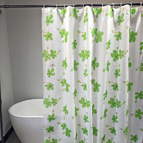 Floral Patterned Shower Curtain Bowlift