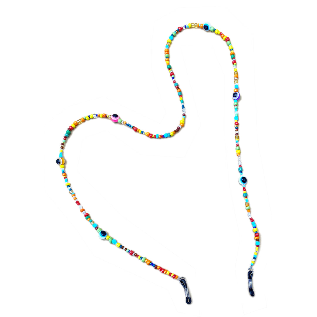 Colorful Beaded Eyewear Retainer Chain Bowlift
