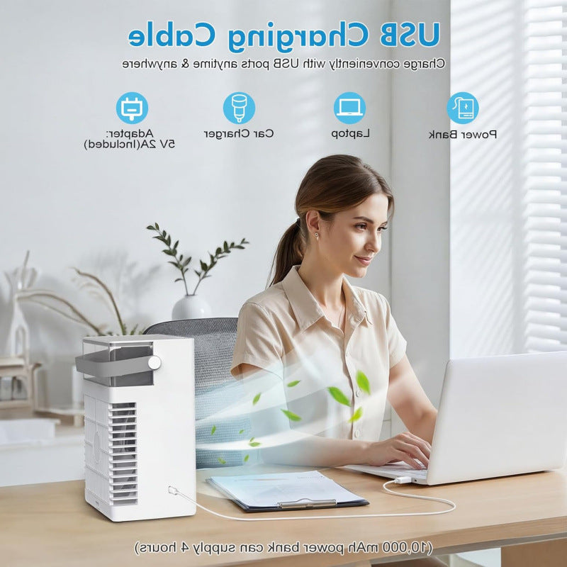 Unisex portable mini air conditioner Bowlift