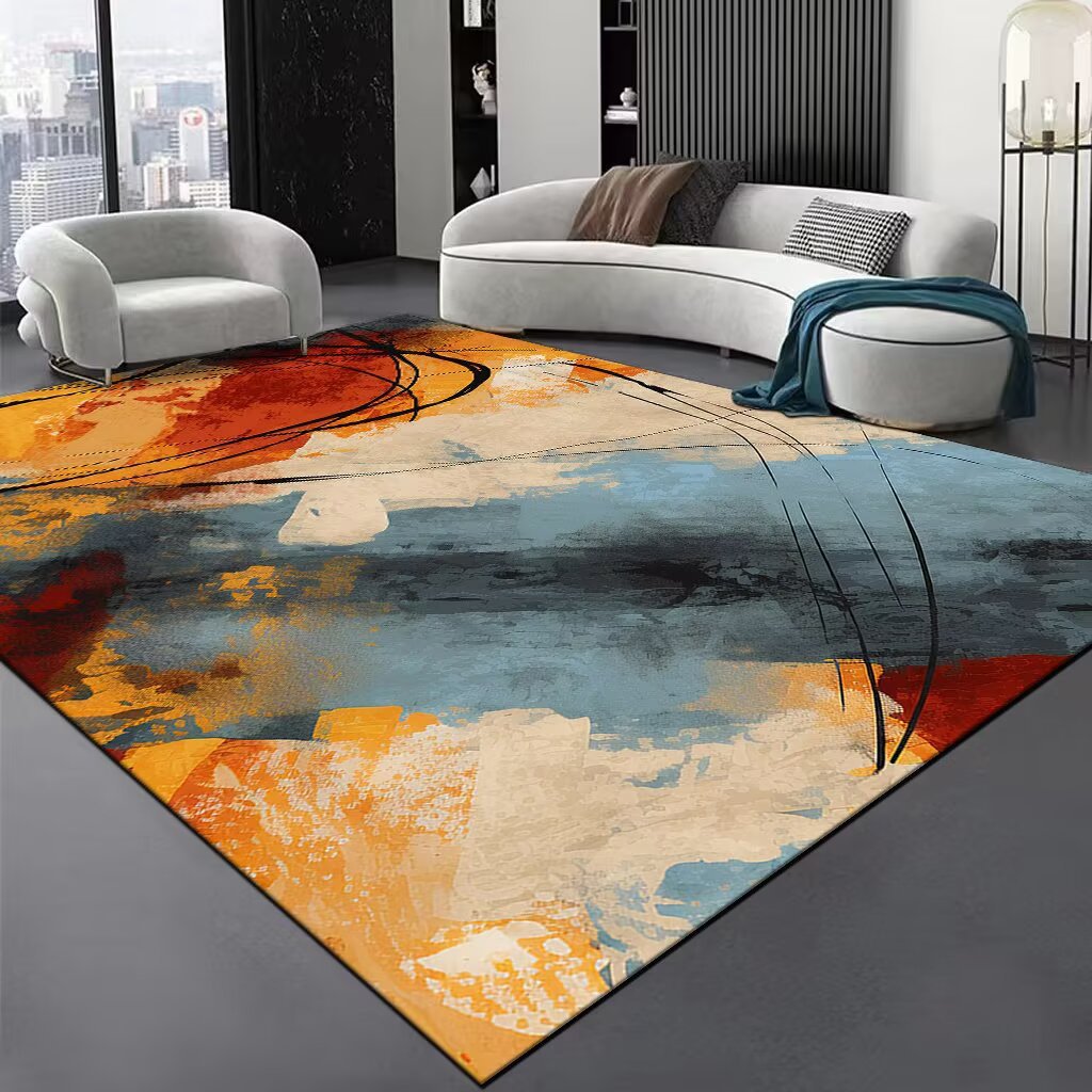Modern Optical Illusion Area Rug Bowlift