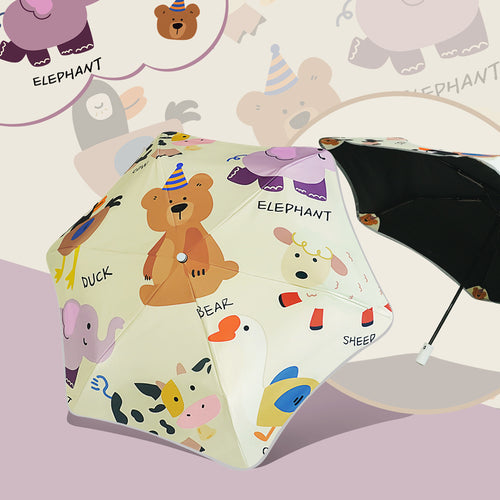 Women's creative and playful folding umbrella in cartoon design Bowlift