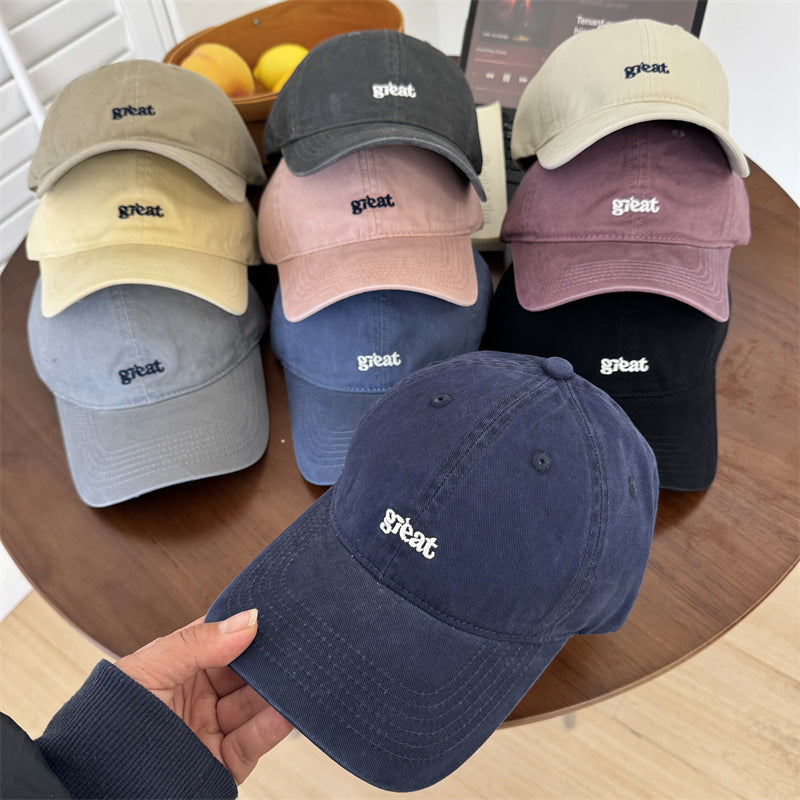 Men's Casual Cotton Adjustable Baseball Cap Bowlift
