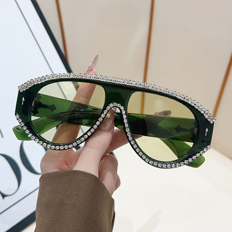 Luxury Oversized Rhinestone Sunglasses Bowlift