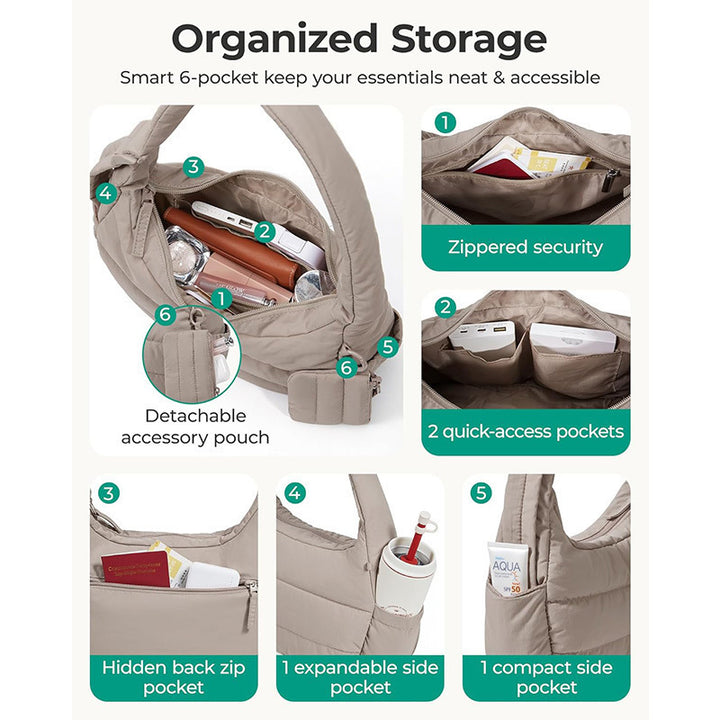 Practical shoulder bag with insulating properties and drink compartment Bowlift