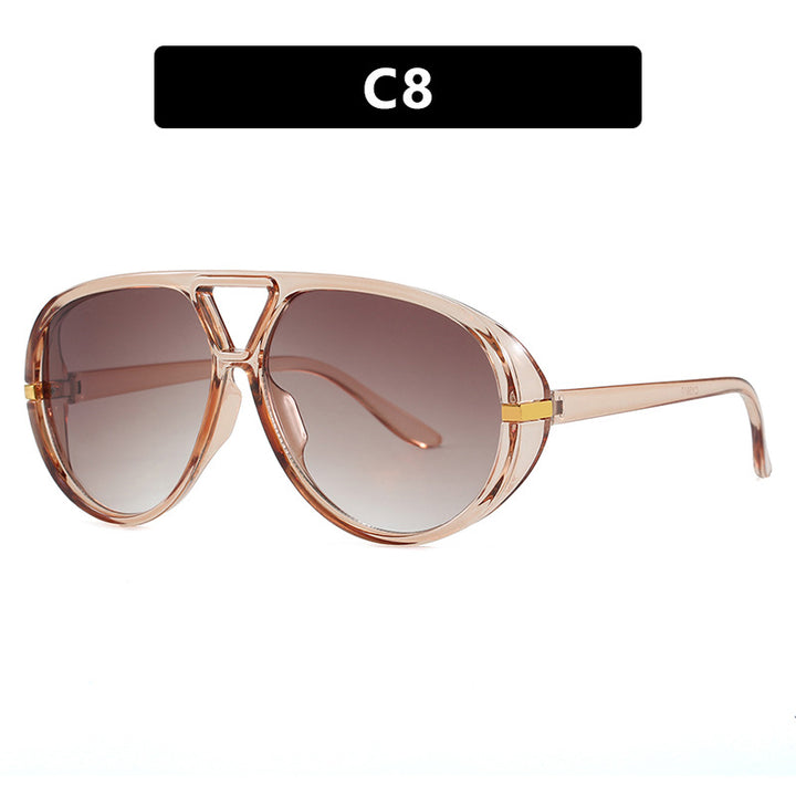 Women's fashionable large sunglasses with elegant frame and protective lenses Bowlift