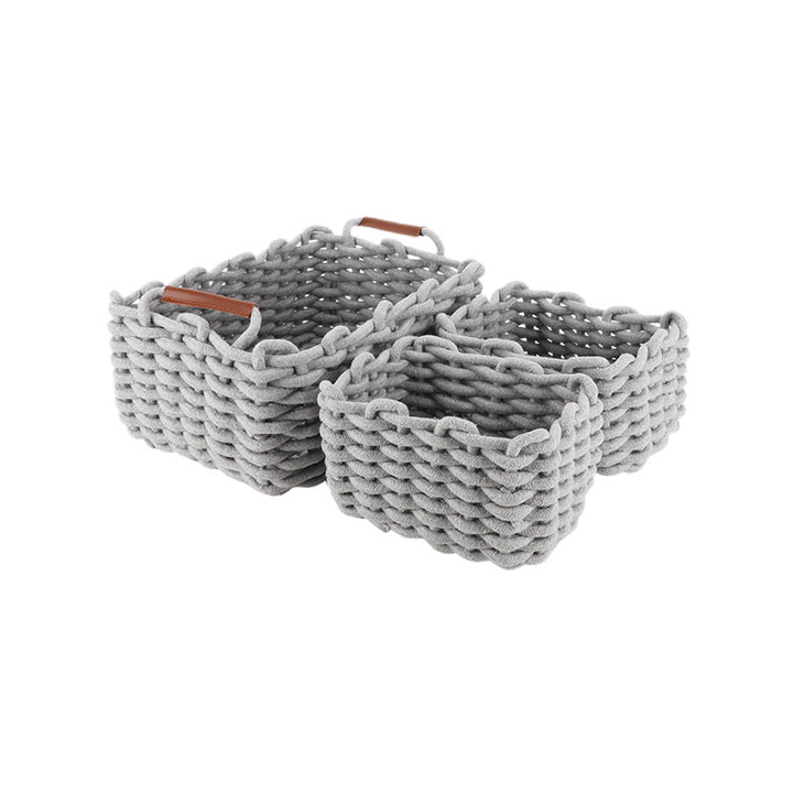 Soft Knit Storage Basket Set Bowlift