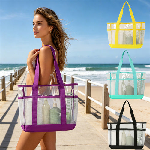 Spacious Clear Tote Bag Bowlift
