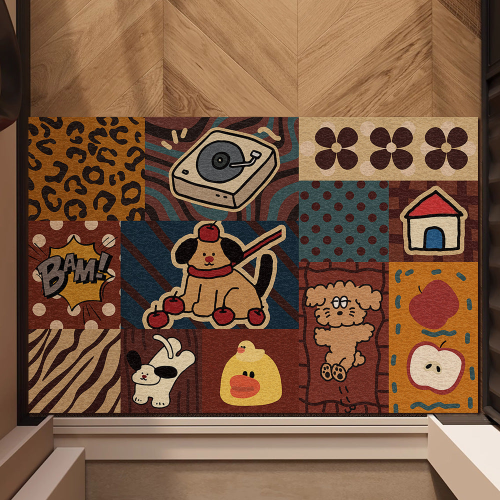 Playful Animal-Themed Entry Mat