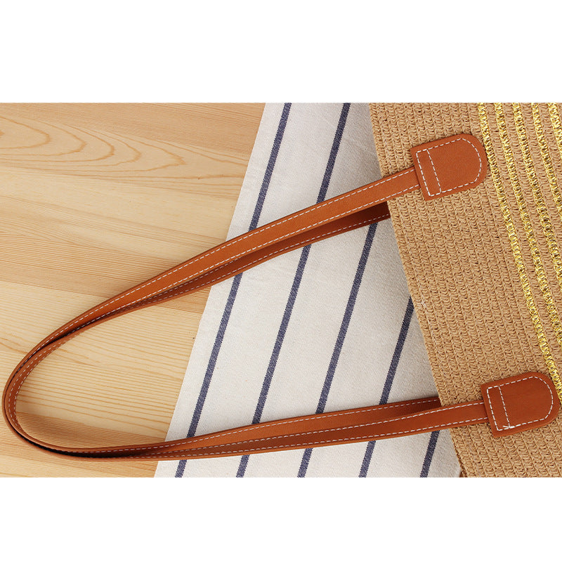 Beach bag with modern stripe design Bowlift