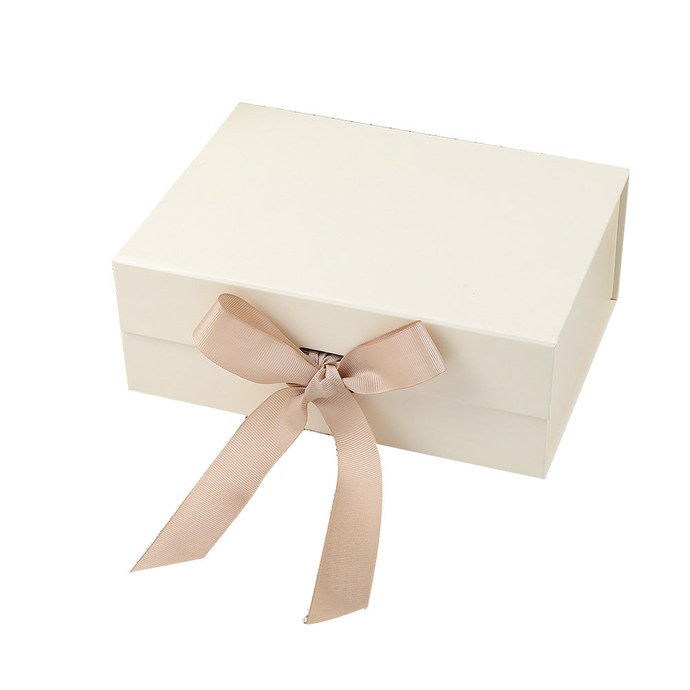 Premium magnetic gift presentation box with LED fairy lights and greeting card Bowlift