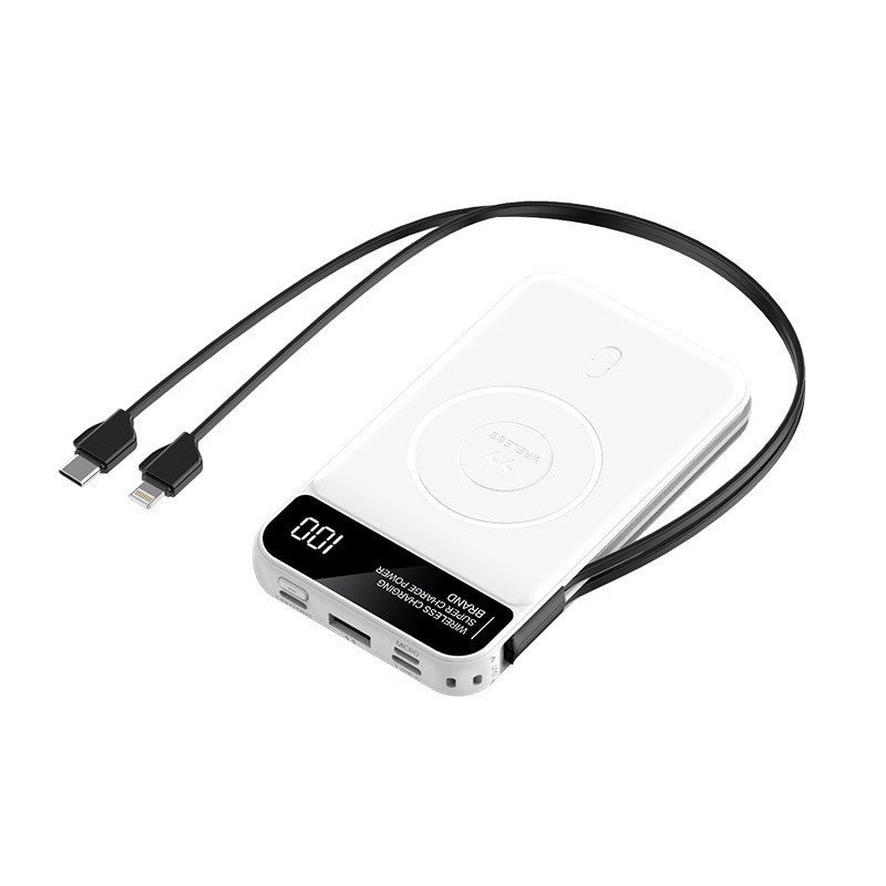 Wireless power bank with innovative fast charging function and digital display Bowlift